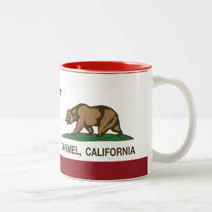 Kalifornien-Flagge carmel Flagge Zweifarbige Tasse