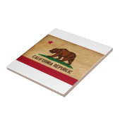 Kalifornien-Flagge Fliese (Seite)