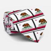 Kalifornien-Flagge Krawatte (Gerollt)