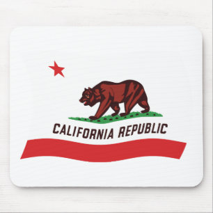Kalifornien-Flagge-Mauspad Mousepad
