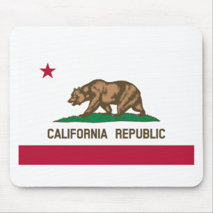 Kalifornien-Flagge Mousepad