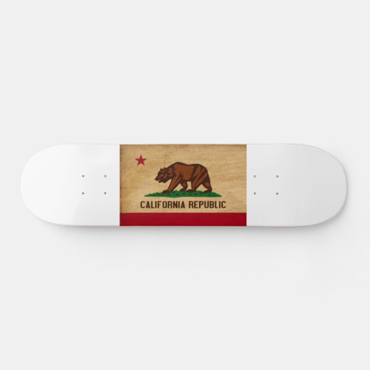 Kalifornien-Flagge Skateboard (Horizontal)