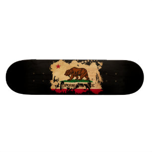 Kalifornien-Flagge Skateboard