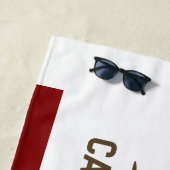 Kalifornien-Flagge Strandtuch (Beispiel)