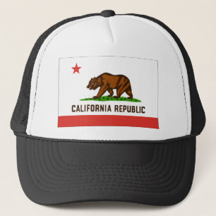 Kalifornien-Flagge Truckerkappe