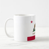 Kalifornien-Flaggen-Kohl-Version (Kohl-ifornia) Kaffeetasse (Links)