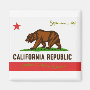 Kalifornien-Flaggen-Magnet Magnet