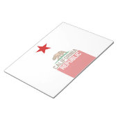 KALIFORNIEN - Flaggenstaat Notizblock (angewinkelt)