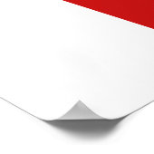 KALIFORNIEN - Flaggenstaat Poster (Ecke)