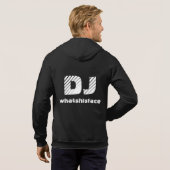 Kalifornien-Fleece DJ der Männer amerikanische Hoodie (Schwarz voll)