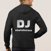 Kalifornien-Fleece DJ der Männer amerikanische Hoodie (Rückseite)