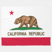 Kalifornien Fleecedecke (Vorderseite (Horizontal))