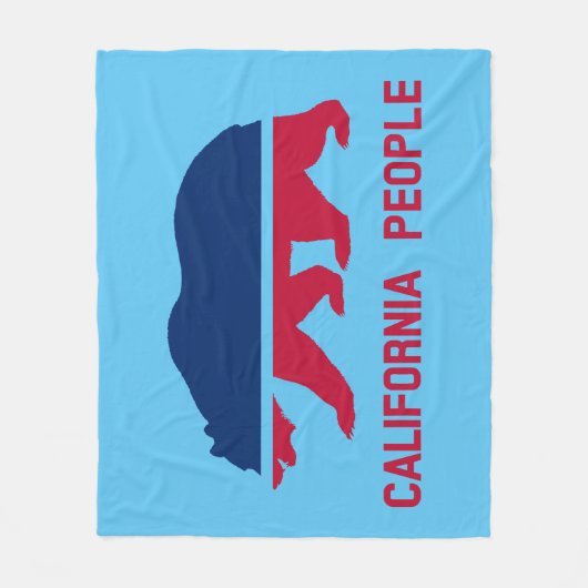 Kalifornien Fleecedecke (Vorderseite)