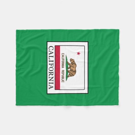 Kalifornien Fleecedecke (Vorderseite (Horizontal))