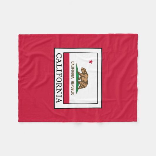 Kalifornien Fleecedecke (Vorderseite (Horizontal))