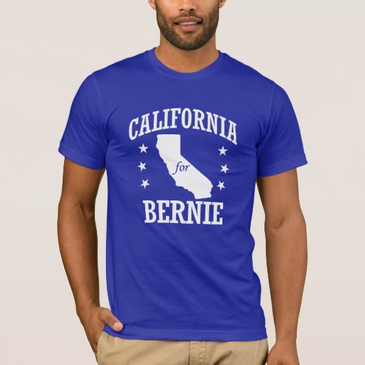 KALIFORNIEN FÜR BERNIE-SANDPAPIERSCHLEIFMASCHINEN T-Shirt (Vorderseite)