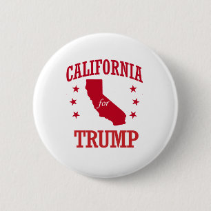 KALIFORNIEN FÜR DONALD TRUMP BUTTON