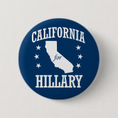 KALIFORNIEN FÜR HILLARY BUTTON (Vorderseite)