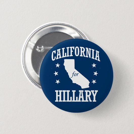 KALIFORNIEN FÜR HILLARY BUTTON (Vorne & Hinten)