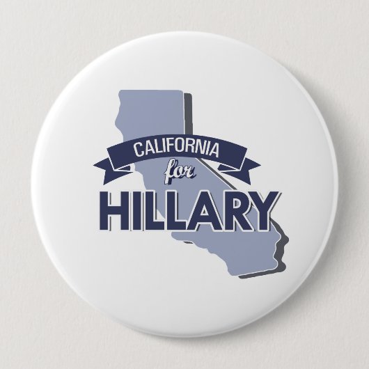 KALIFORNIEN FÜR HILLARY BUTTON (Vorderseite)