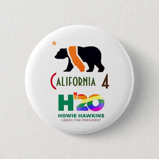 Kalifornien für Howie 2020 Button (Vorderseite)