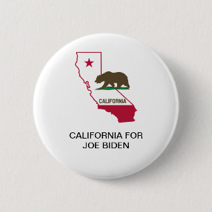 KALIFORNIEN für JOE BIDEN-Knopf Button
