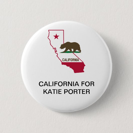 KALIFORNIEN FÜR Katie Porter SENATE Button (Vorderseite)