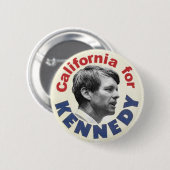 Kalifornien für Kennedy-Knopf Button (Vorne & Hinten)
