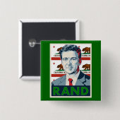 Kalifornien für Rand Paul Button (Vorne & Hinten)