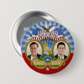 Kalifornien für Romney Ryan - Doppeltes Foto Button (Vorne & Hinten)