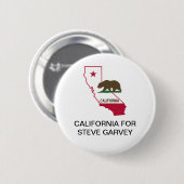KALIFORNIEN FÜR Steve Garvey SENATE Button (Vorne & Hinten)