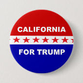 Kalifornien für Trump Button (Vorderseite)