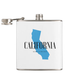 Kalifornien Geboren & aufgewachsen Flachmann