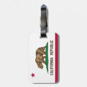 Kalifornien Gepäckanhänger (Rückseite vertikal)