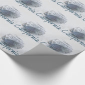 Kalifornien Geschenkpapier (Ecke)