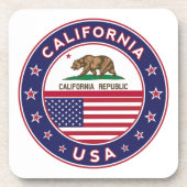 Kalifornien Getränkeuntersetzer (Vorderseite)
