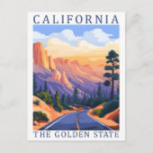 Kalifornien - Golden Staat USA Travel Place Postkarte (Vorderseite)