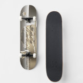 KALIFORNIEN - Goldene Metalle Skateboard (Vorne)