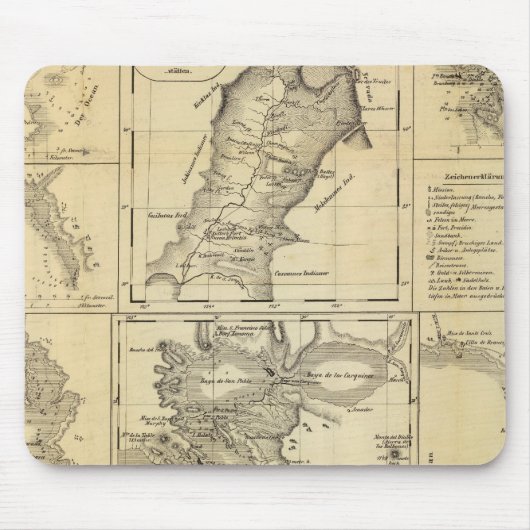 Kalifornien-Goldrausch Mousepad (Vorne)