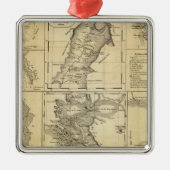 Kalifornien-Goldrausch Ornament Aus Metall (Vorne)