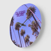 KALIFORNIEN -  GROßE WANDUHR (Winkel)