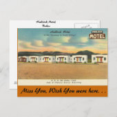 Kalifornien, Hadlock Motel Postkarte (Vorne/Hinten)