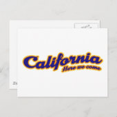 Kalifornien - Hier kommen wir Postkarte (Vorne/Hinten)