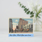 Kalifornien, Hollywood Boulevard Postkarte (Stehend Vorderseite)