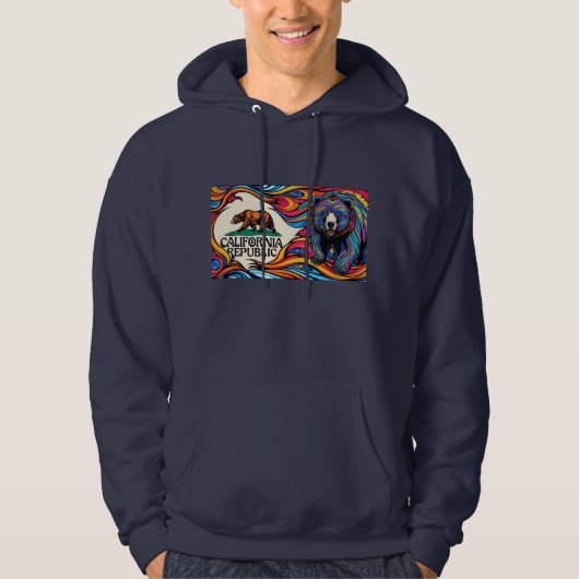Kalifornien Hoodie (Vorderseite)