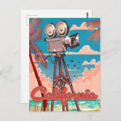 Kalifornien im Kino Postkarte (Vorne/Hinten)