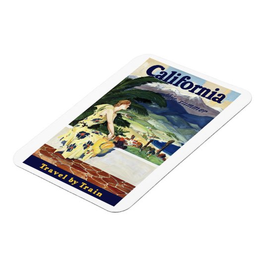 Kalifornien im Sommer Magnet (Linke Seite)