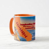 Kalifornien-Inspirations-Verein Tasse (Vorderseite Links)