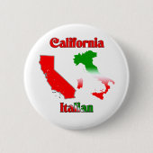 Kalifornien-Italiener Button (Vorderseite)