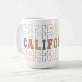 Kalifornien Kaffeetasse (Vorderseite Links)